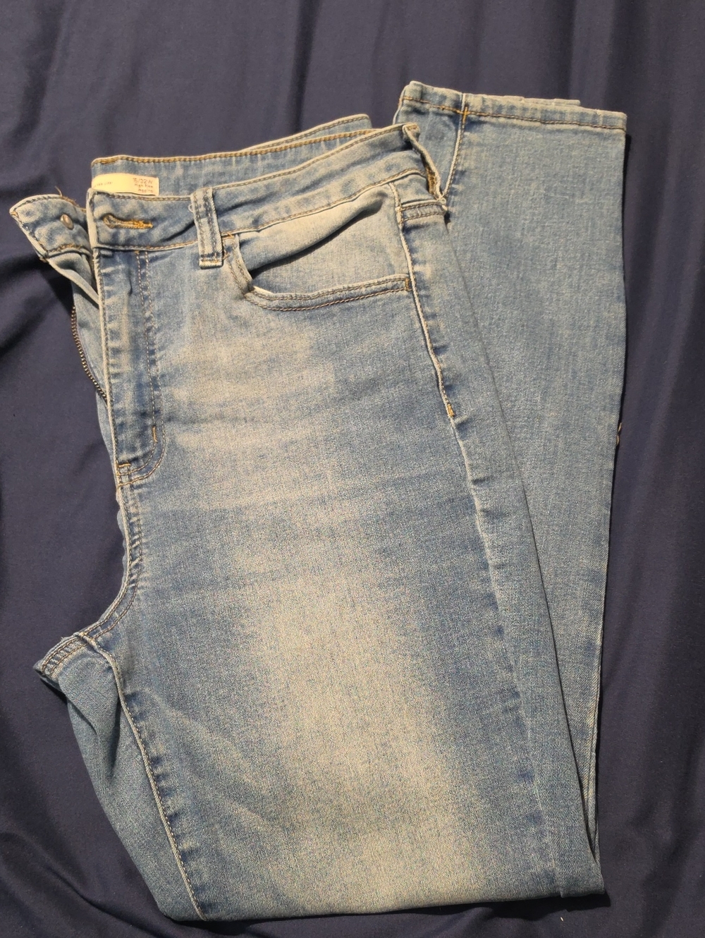 SO Light Blue Straight-Leg Women's Jeans